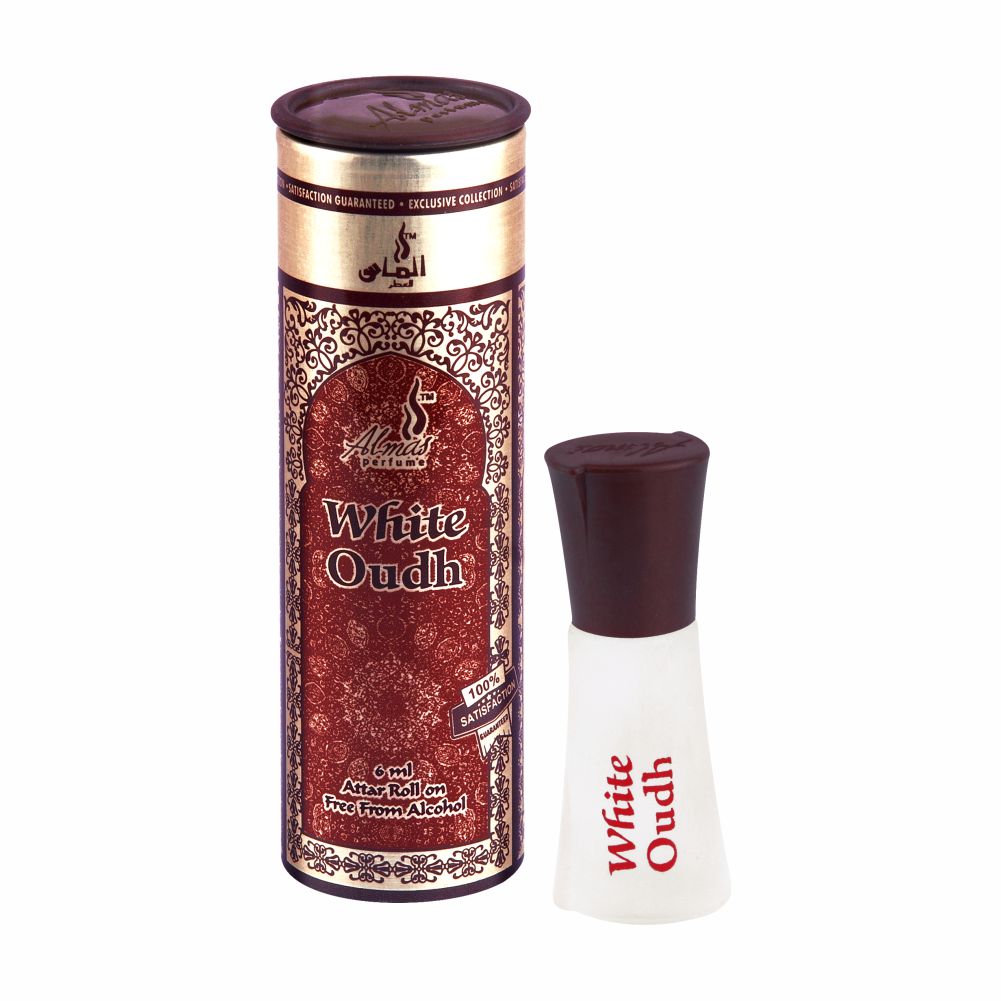 Almas White Oudh - Exclusive Tina Series (8ml)