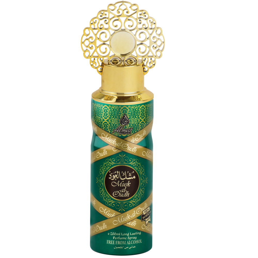 Almas Musk Al Oudh - Non Alcoholic Deo (200ml)