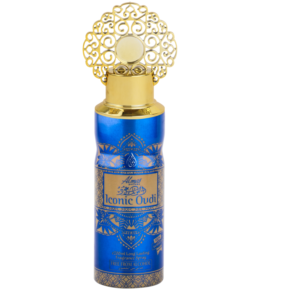 Almas Iconic Oudh - Non Alcoholic Deo (200ml)