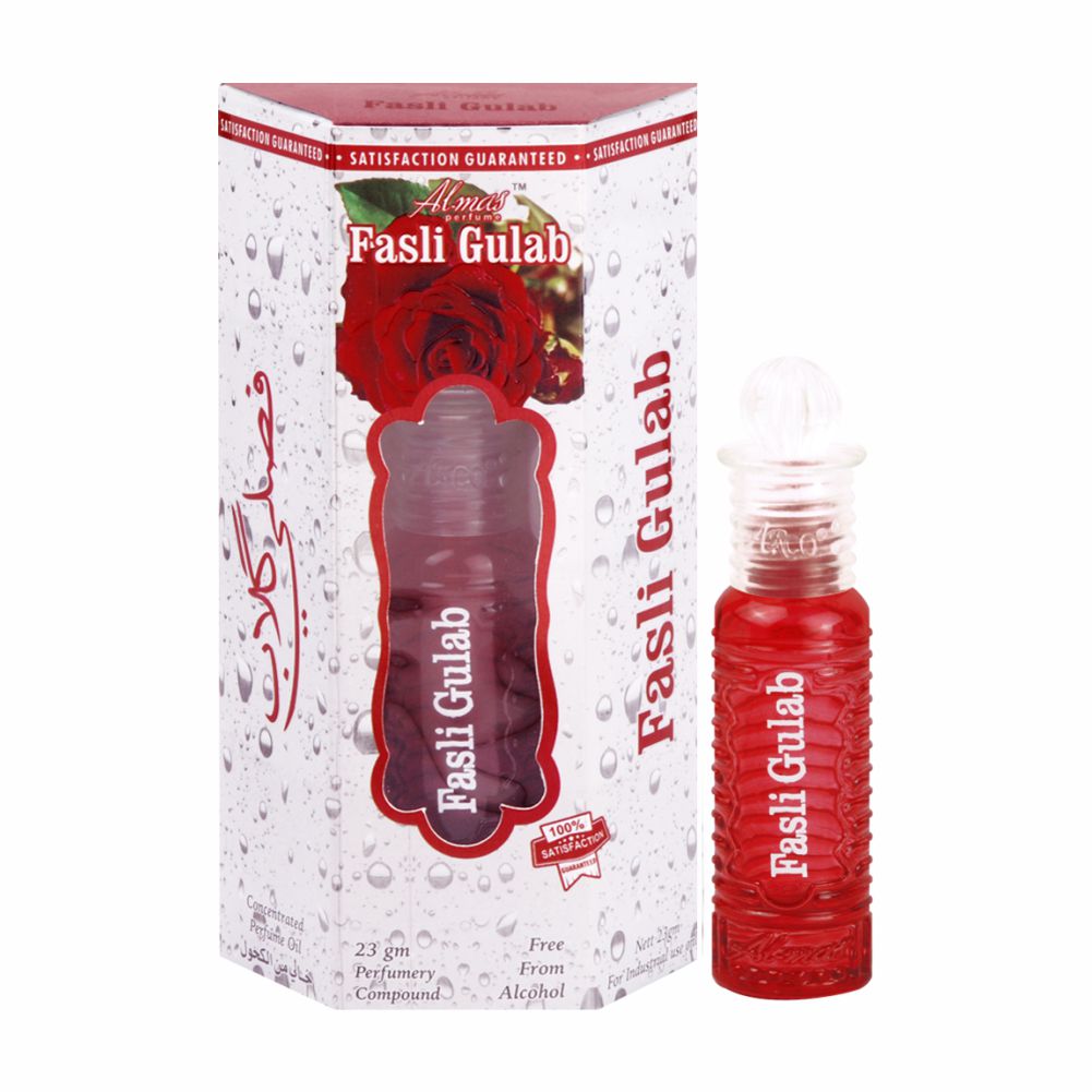 Almas Fasli Gulab - Attar Fancy Packing (23gm)