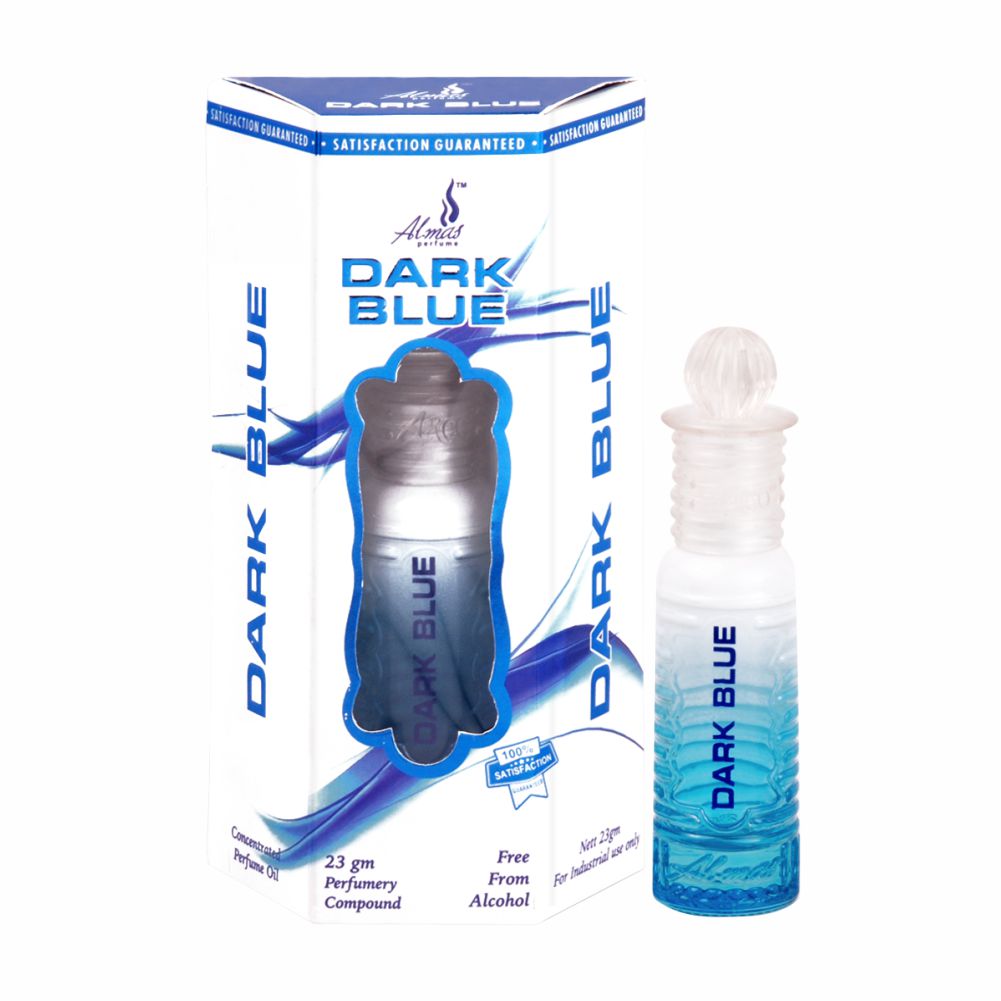 Almas Dark Blue - Attar Fancy Packing (23gm)